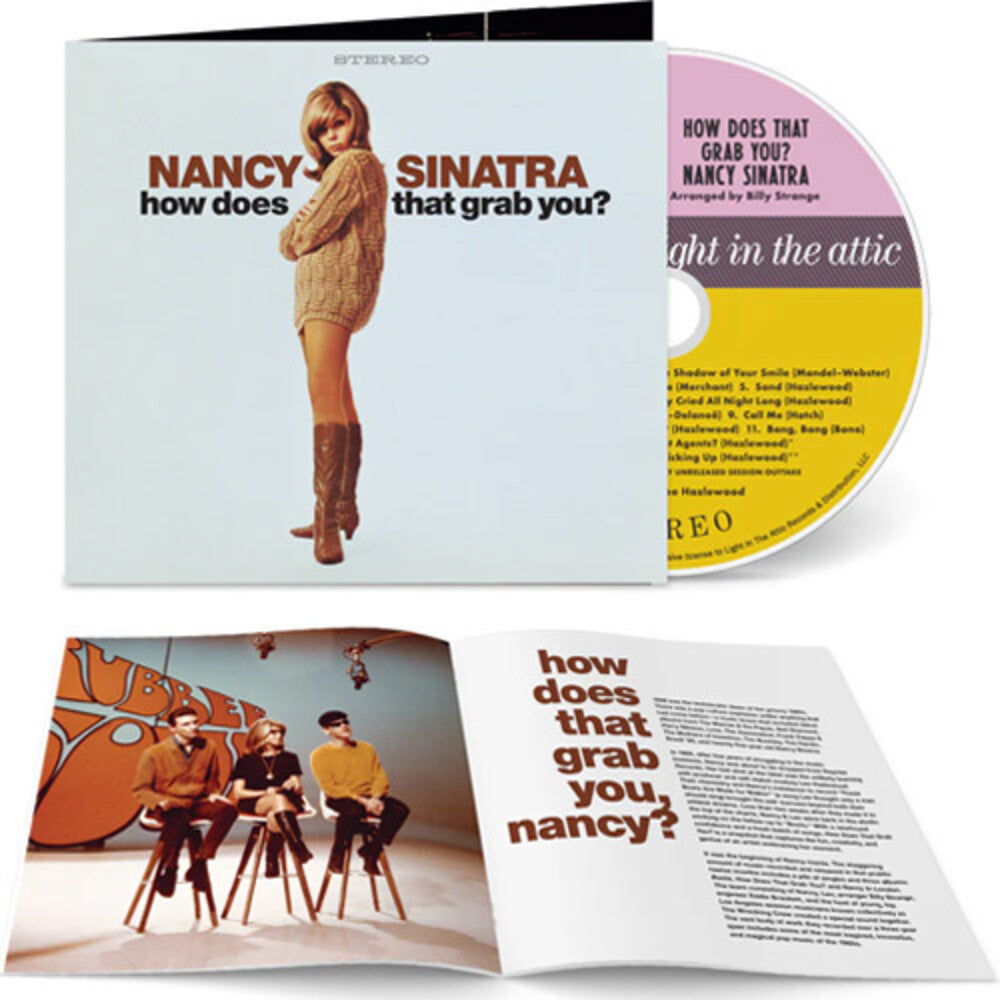the album cover for Nancy Sinatra - How Does That Grab You?