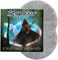 the album cover for Rhapsody Of Fire - Challenge The Wind - White Marbled [Colored Vinyl] (Gate)