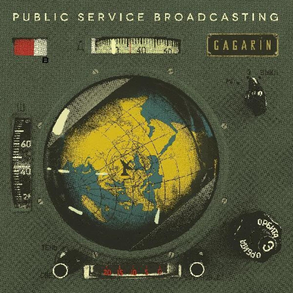 the album cover for Public Service Broadcasting - Gagarin [Colored Vinyl] (Red)