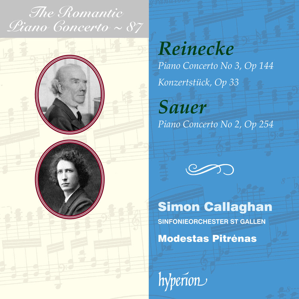 the album cover for Simon Callaghan - Romantic Piano Concerto Vol. 87