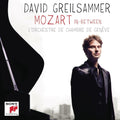 the album cover for David Greilsammer - Mozart In Between
