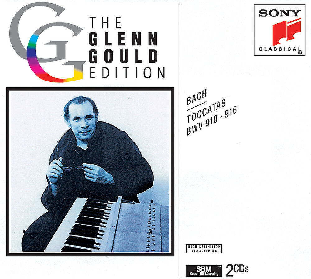 the album cover for Glenn Gould - Toccatas