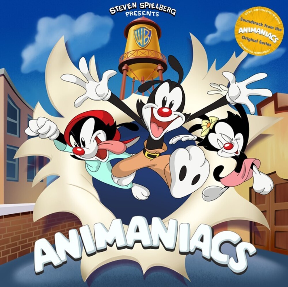 the album cover for Steven Spielberg  Presents Animaniacs - O.S.T. - Steven Spielberg Presents Animaniacs - O.S.T.