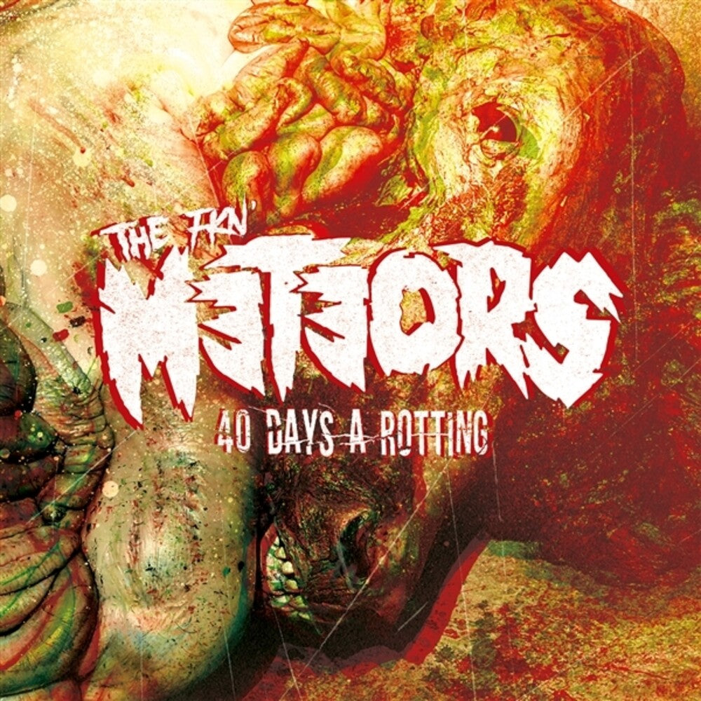 the album cover for Meteors - 40 Days A Rotting