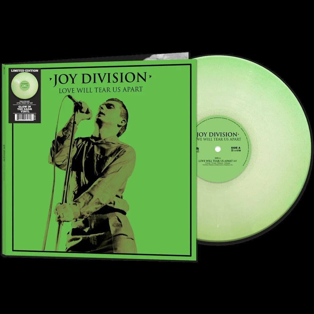 the album cover for Joy Division - Love Will Tear Us Apart [Colored Vinyl]