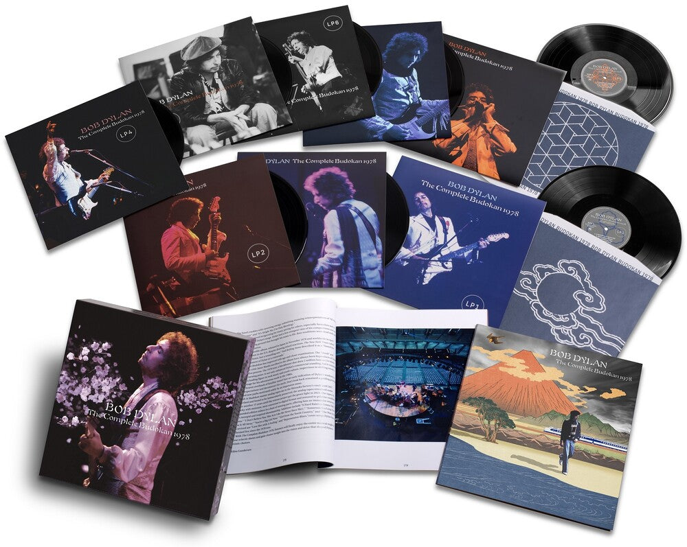 the album cover for Bob Dylan - Complete Budokan 1978 (Box) [Limited Edition] [With Booklet]