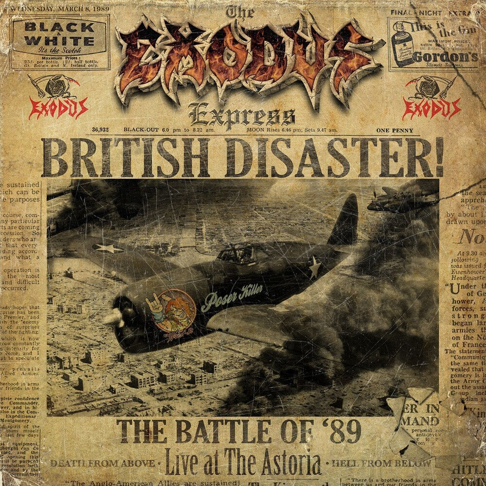 the album cover for Exodus - British Disaster: The Battle Of '89