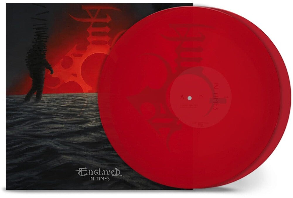the album cover for Enslaved - In Times - Trans Red [Colored Vinyl] (Gate) (Red)