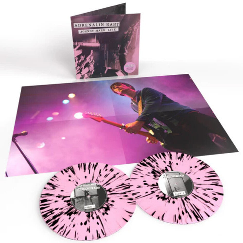 the album cover for Johnny Marr - Adrenalin Baby (Blk) [Colored Vinyl] (Pnk) (Spla)