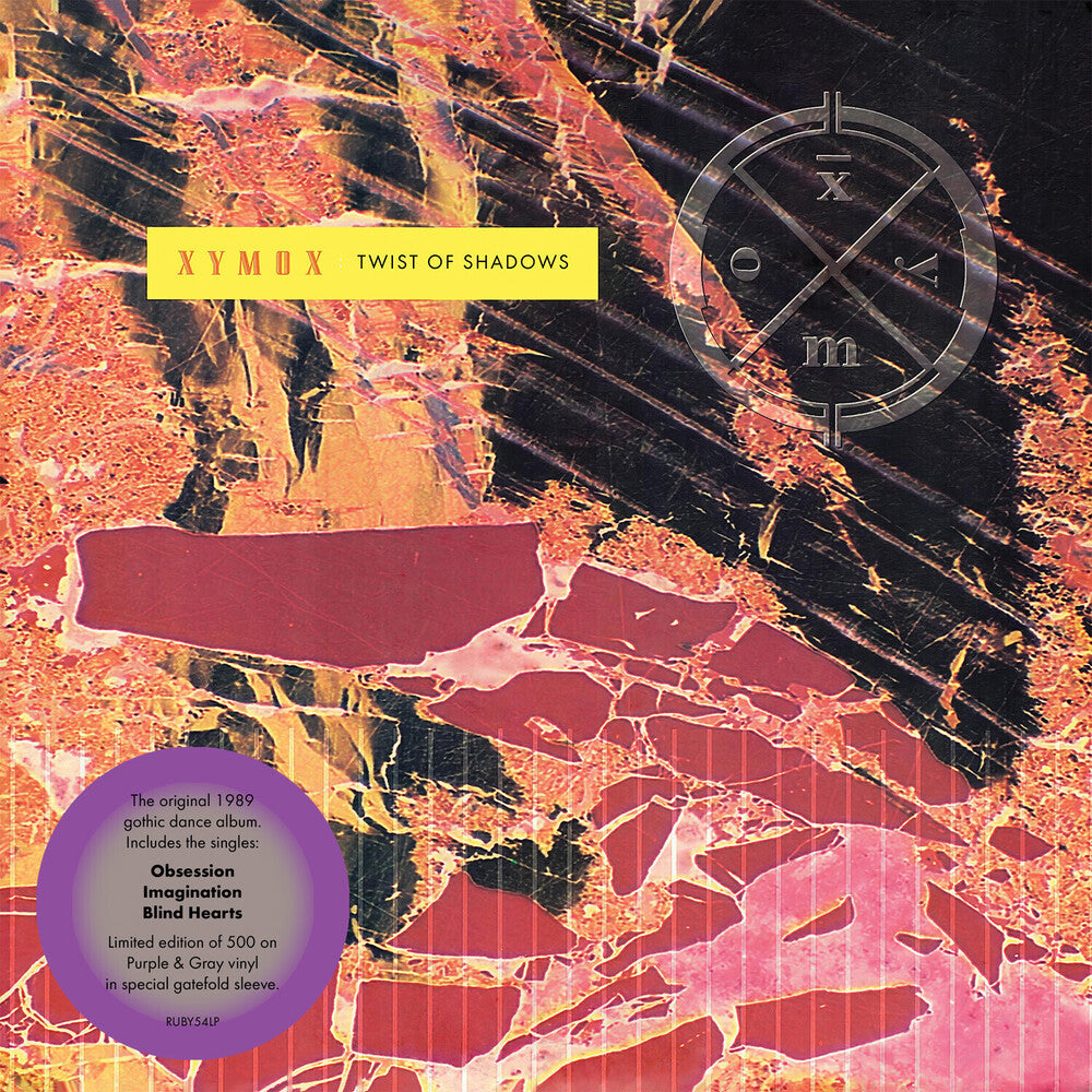 the album cover for Xymox - Twist Of Shadows [Colored Vinyl] (Gate) (Pnk) (Ylw)
