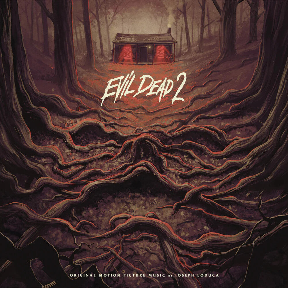 the album cover for Joe Loduca  (Colv) (Grn) (Ofv) (Rmst) - Evil Dead 2 - O.S.T. [Colored Vinyl] (Grn) (Ofv) [Remastered]