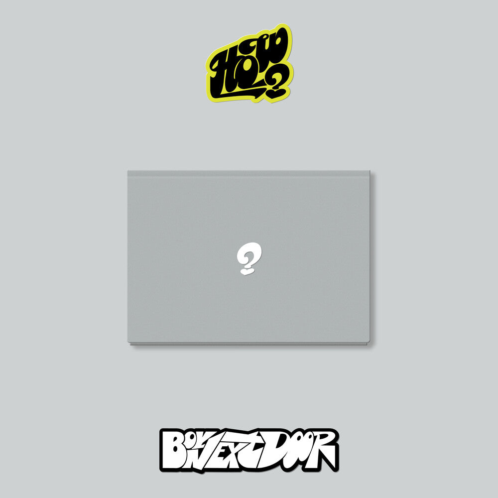 the album cover for BOYNEXTDOOR - HOW? (Sticker ver.)