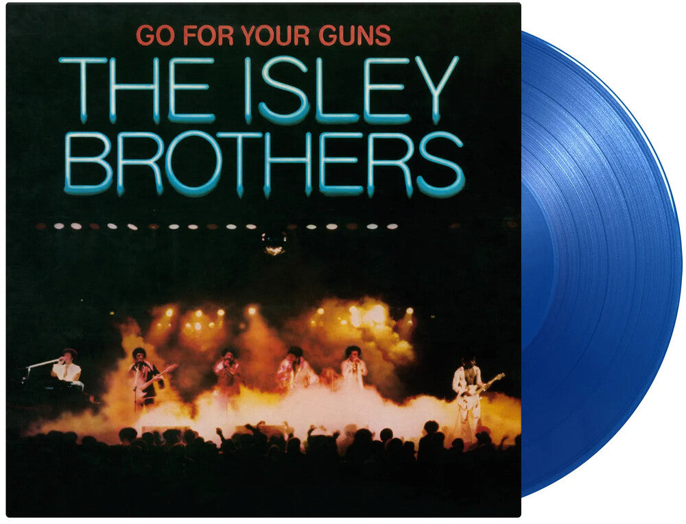 the album cover for Isley Brothers - Go For Your Guns (Blue) [Colored Vinyl] (Gate) [Limited Edition] [180 Gram]