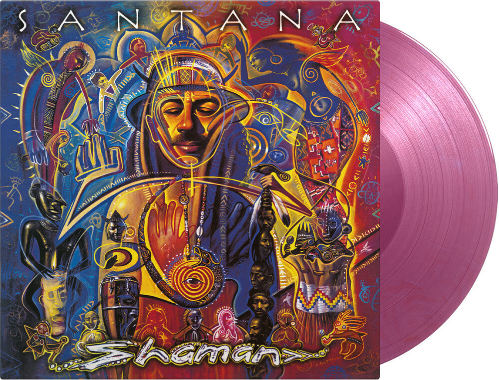 the album cover for Santana - Shaman [Colored Vinyl] [Limited Edition] [180 Gram] (Purp) (Hol)