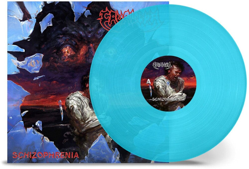 the album cover for Cavalera - Schizophrenia - Curacao [Colored Vinyl]