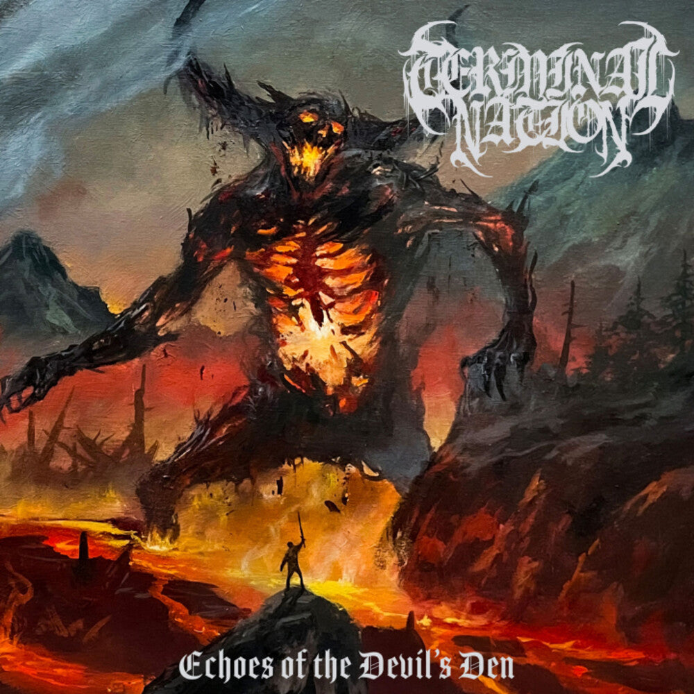 the album cover for Terminal Nation - Echoes Of The Devil's Den [Colored Vinyl]