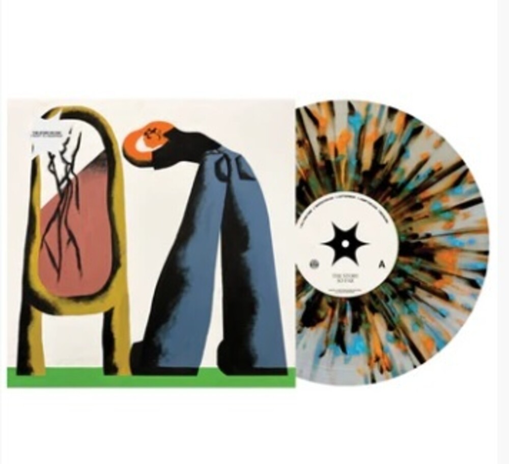 the album cover for The Story So Far - I Want To Disappear [Milky Clear w/ Black, Blue & Orange Splatter LP]