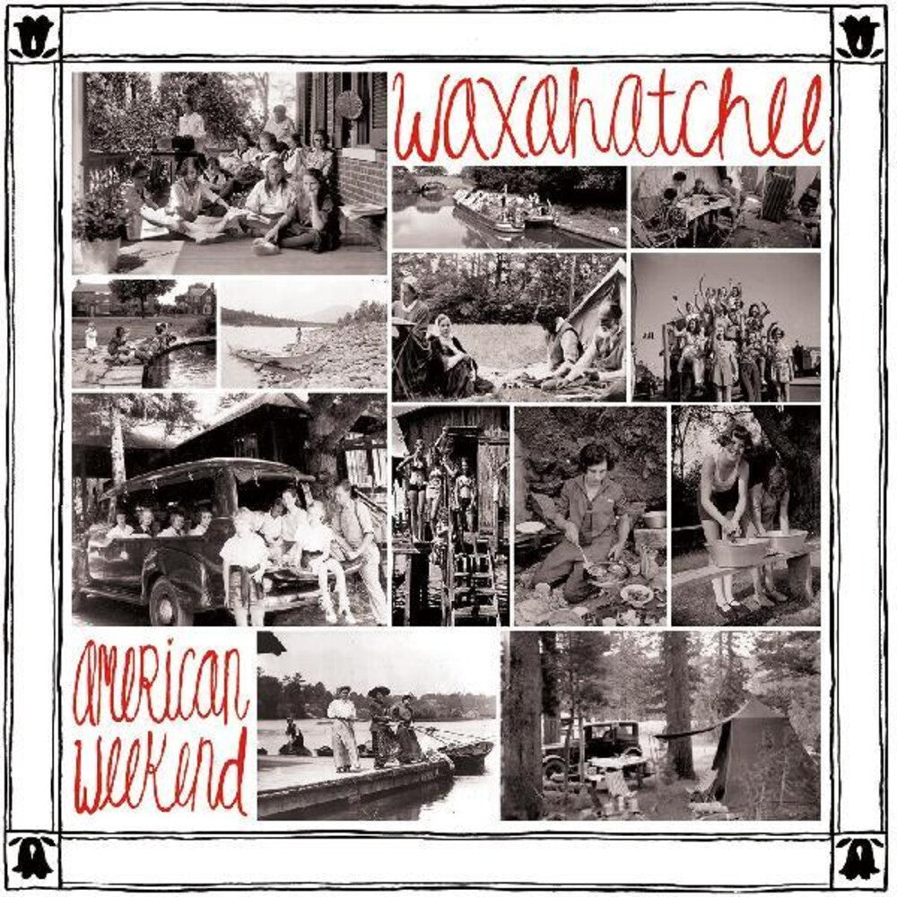 the album cover for Waxahatchee - American Weekend [Colored Vinyl] (Red)
