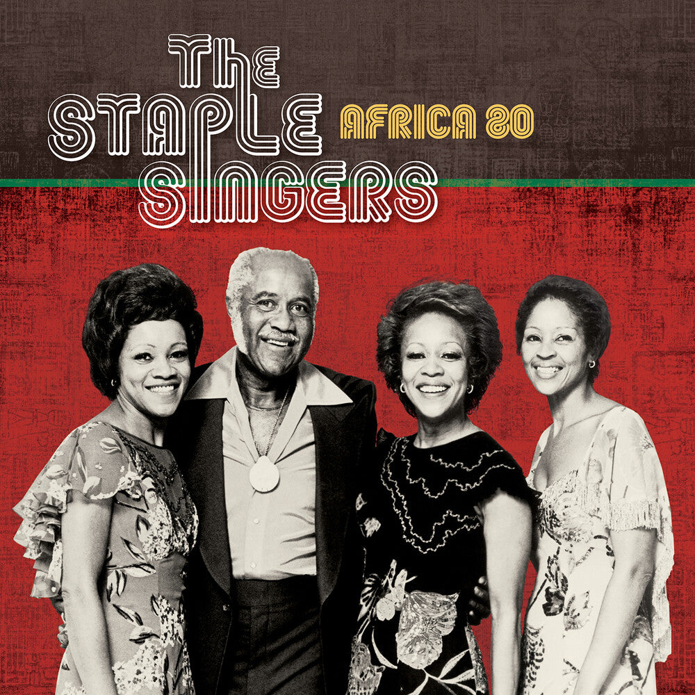 the album cover for Staple Singers - Africa '80