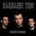 the album cover for Alkaline Trio - From Here To Infirmary (Blk) [Colored Vinyl] (Red) (Spla)
