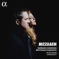the album cover for Messiaen / Hannigan / Chamayou - Messiaen