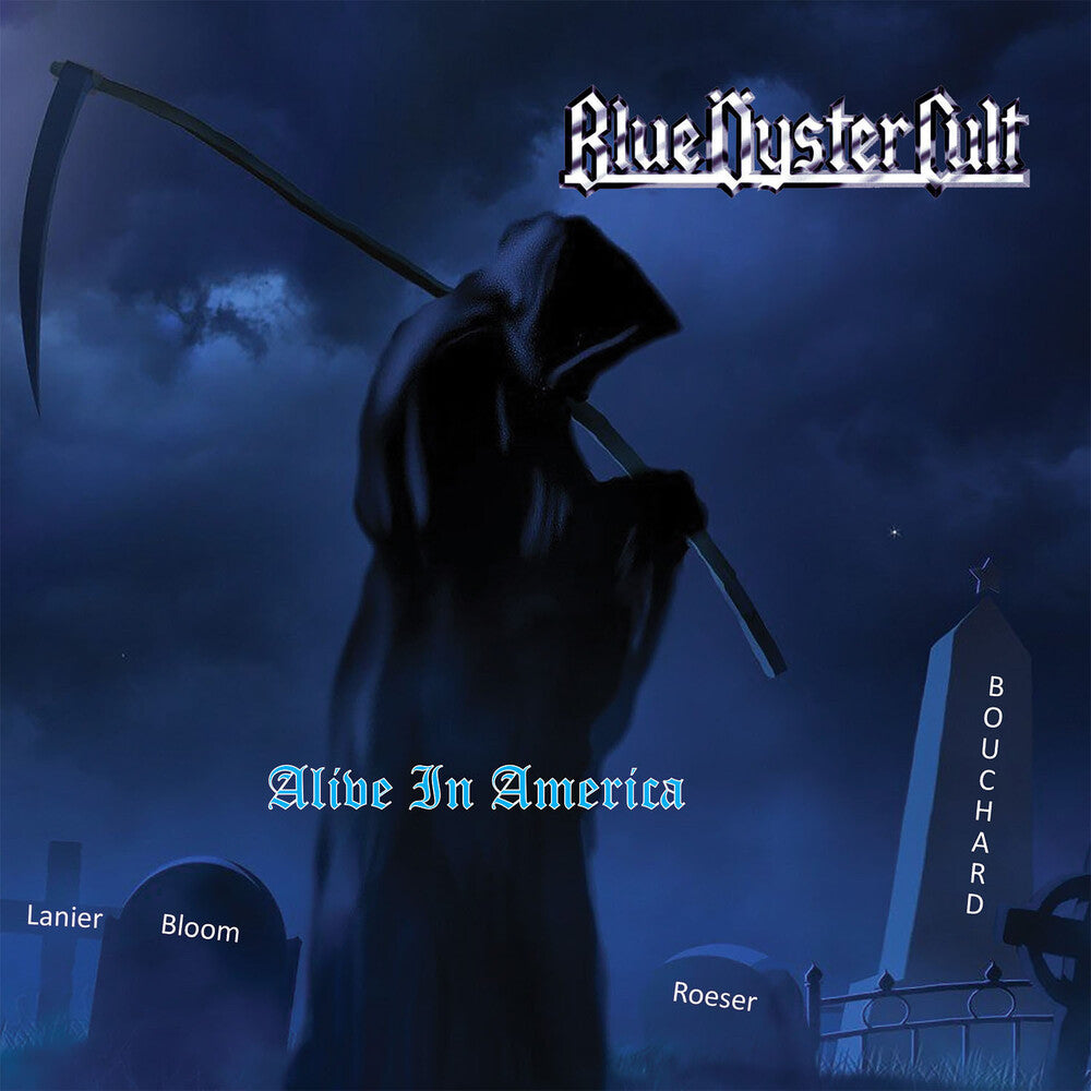 the album cover for Blue Oyster Cult - Alive In America [Colored Vinyl] (Gate) [Limited Edition]