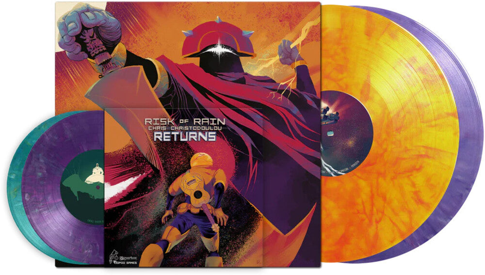 the album cover for Risk Of Rain Returns - O.S.T. (Bonv) (Colv) (Gate) - Risk Of Rain Returns - O.S.T. (Bonv) [Colored Vinyl] (Gate)
