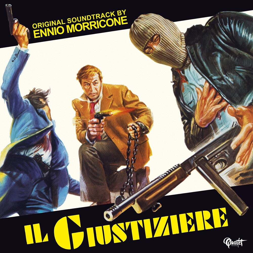 the album cover for Ennio Morricone - Il Giustiziere - O.S.T.