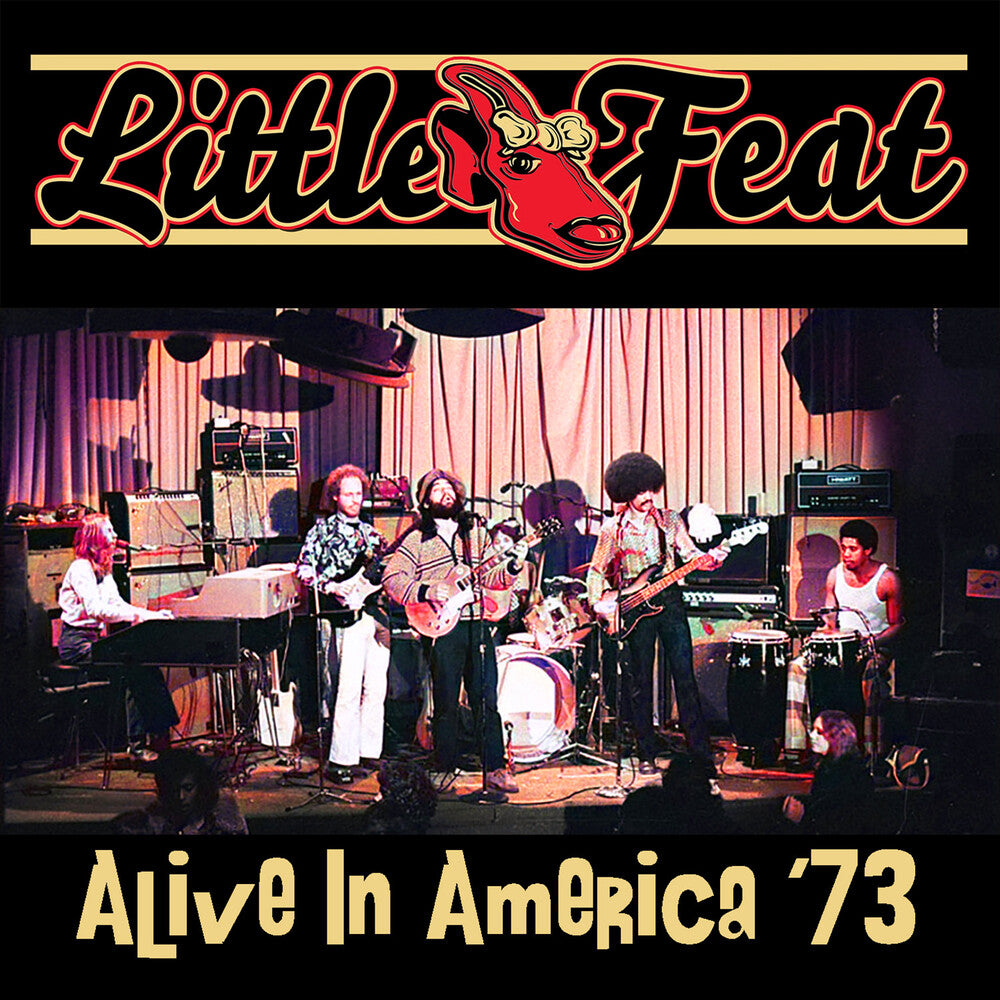 the album cover for Little Feat - Alive In America 73 [Colored Vinyl] (Gate) [Limited Edition]