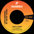 the album cover for Leon Bridges  / Pastor T. L. Barrett - Like A Ship [Colored Vinyl]