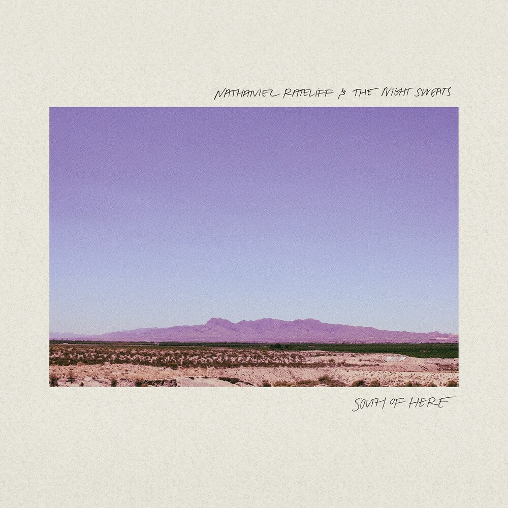 the album cover for Nathaniel Rateliff & The Night Sweats - South Of Here [Indie Exclusive Iridescent Green LP]