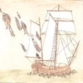 the album cover for The Decemberists - Castaways And Cutouts (Blue) [Colored Vinyl] [Indie Exclusive]