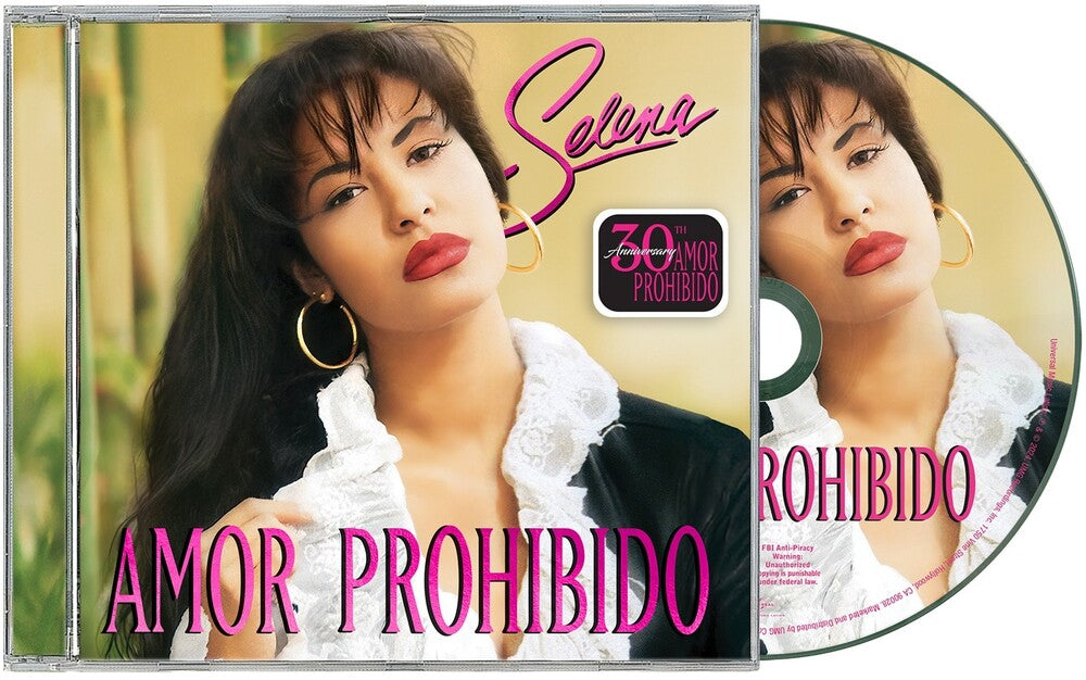 the album cover for Selena - Amor Prohibido (Aniv) [Remastered]
