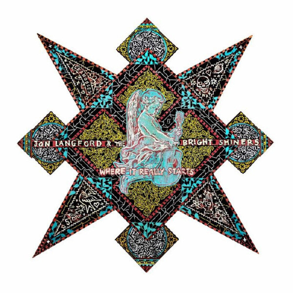 the album cover for Jon Langford  & The Bright Shiners - Where It Really Starts (Can)