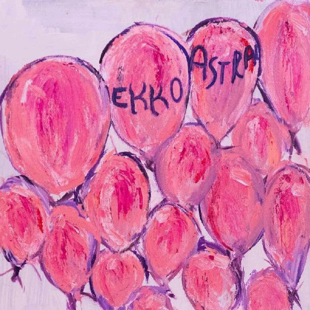 the album cover for Ekko Astral - Pink Balloons (Blue) [Colored Vinyl] (Pnk) (Post) [Download Included]