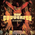 the album cover for Iron Butterfly - Live In Sweden 1971 [Colored Vinyl] (Purp) [Reissue]
