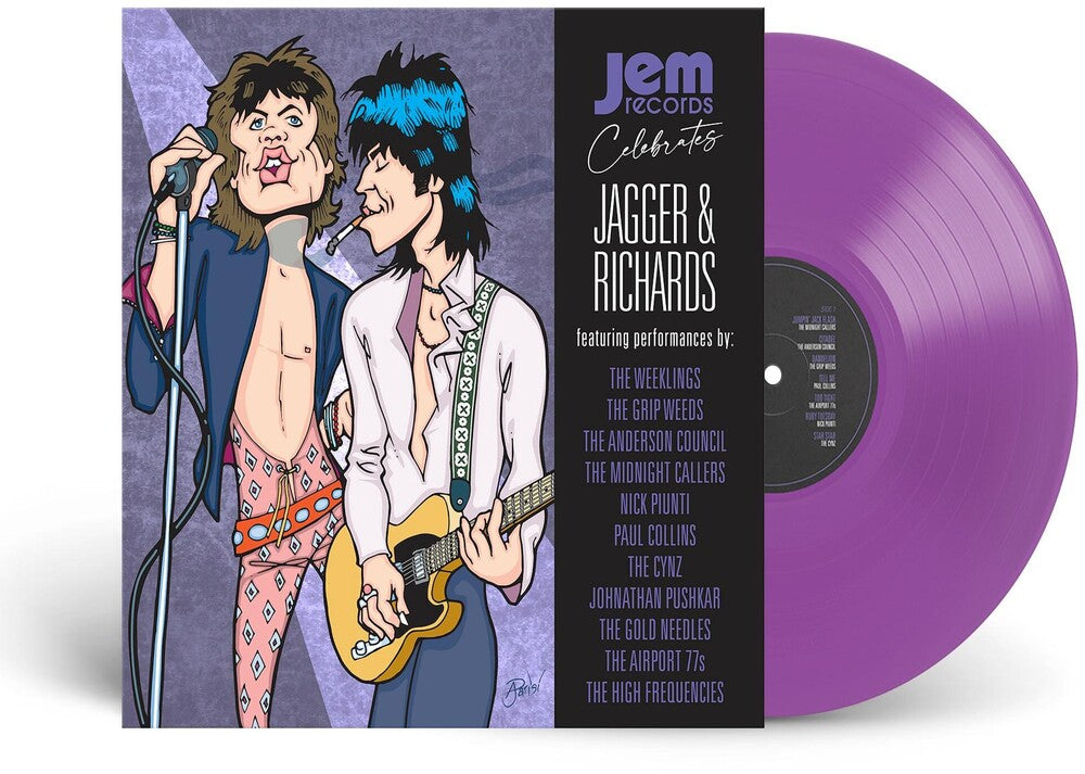 the album cover for Jem Records Celebrates Jagger / Richards / Various - Jem Records Celebrates Jagger / Richards / Various