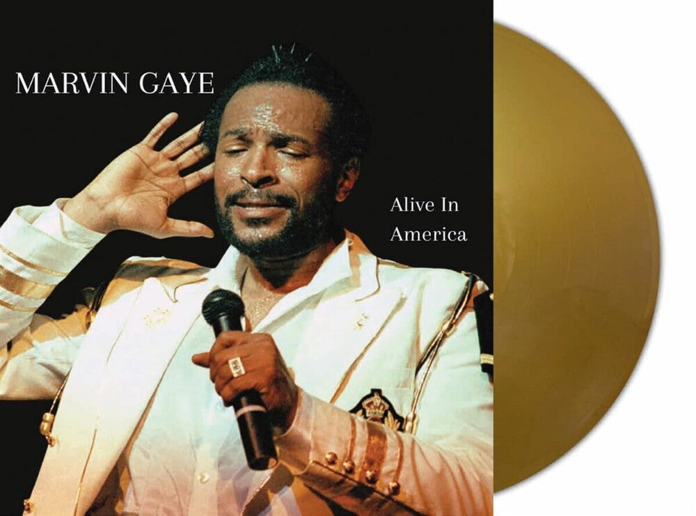 the album cover for Marvin Gaye - Alive In America [Colored Vinyl] [Limited Edition]