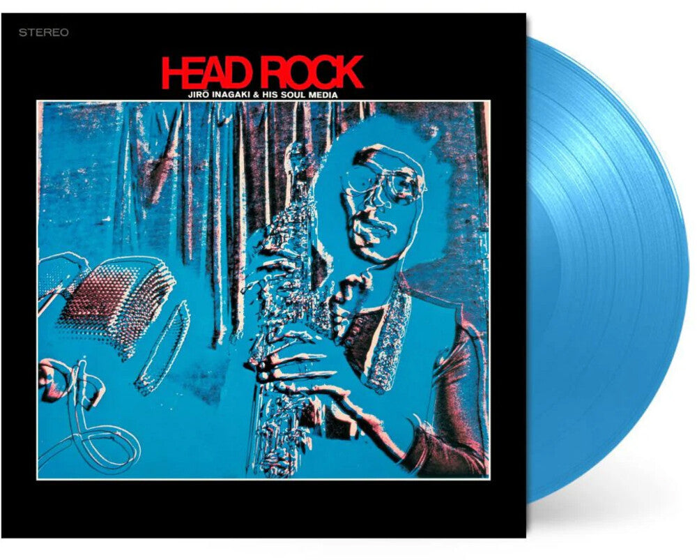 the album cover for Jiro Inagaki  / Soul Media - Head Rock (Blue) [Colored Vinyl] [Clear Vinyl]
