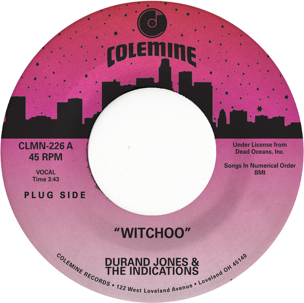 the album cover for Durand Jones - Witchoo / Love Will Work It Out [Colored Vinyl]