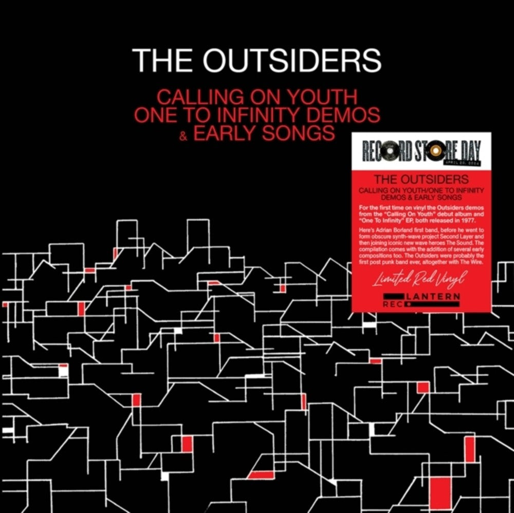 the album cover for Outsiders - Calling On Youth Demos & Early Songs [Colored Vinyl] [Limited Edition]