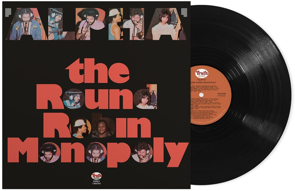 the album cover for The Round Robin Monopoly - Alpha (Jazz Dispensary Top Shelf Series) [LP]