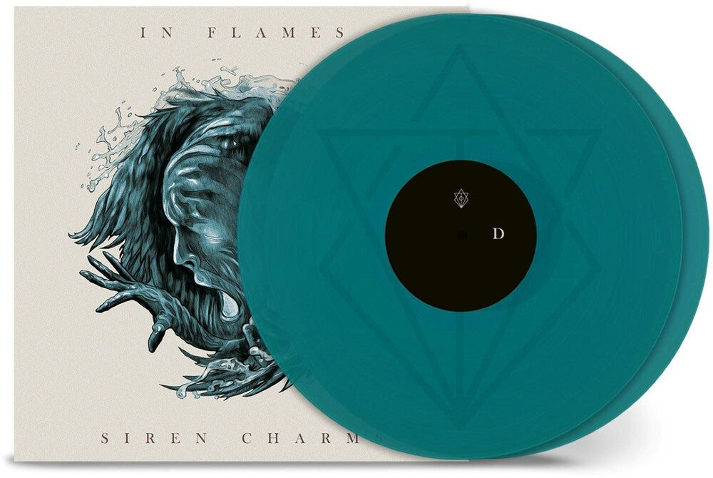 the album cover for In Flames - Siren Charms (10th Anniversary) - Trans Green