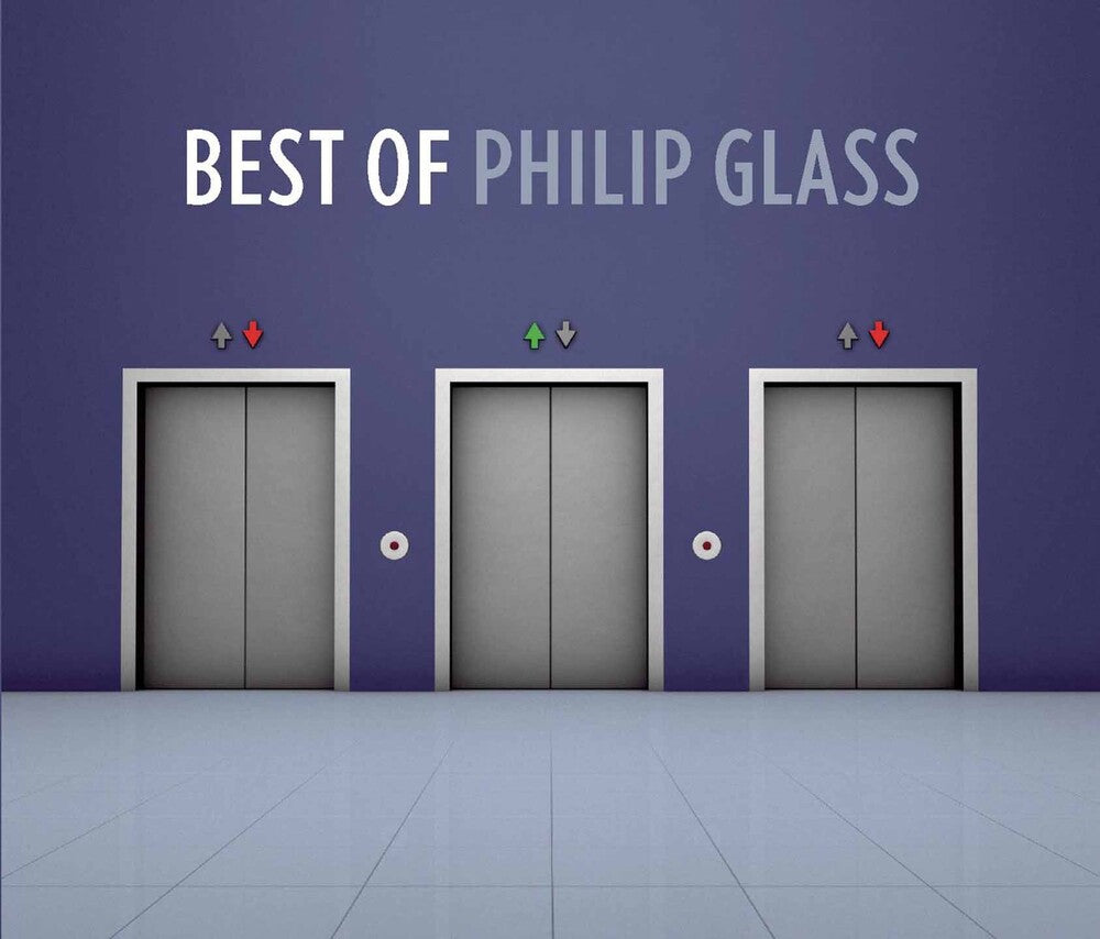 the album cover for Philip Glass - Best of Philip Glass