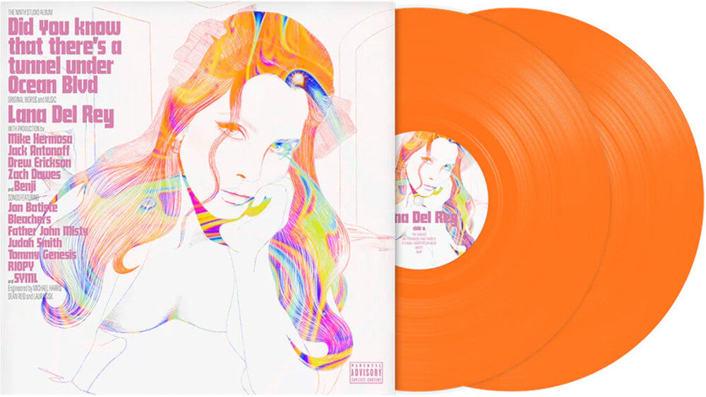 the album cover for Lana Del Rey - Did You Know That There's A Tunnel Under Ocean