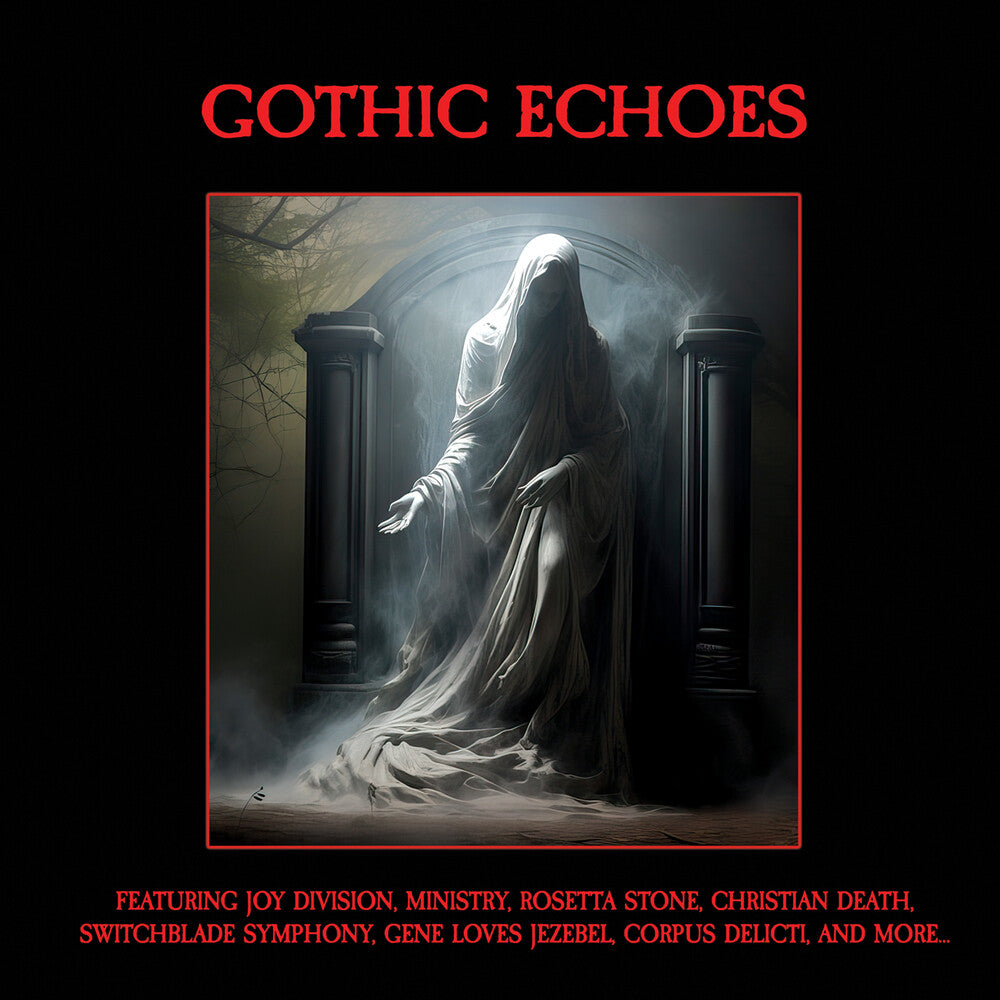 the album cover for Joy Division - Gothic Echoes [Colored Vinyl] (Red)