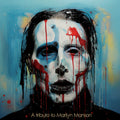 the album cover for Die Krupps - Tribute To Marilyn Manson [Colored Vinyl] (Red) [Reissue]