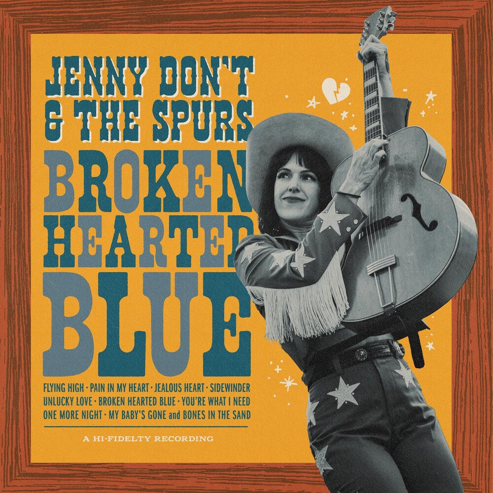 the album cover for Jenny Don't & the Spurs - Broken Hearted Blue