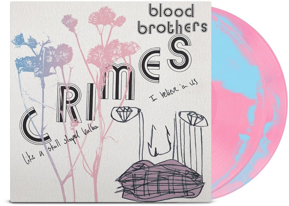 the album cover for Blood Brothers - Crimes (Collector's Edition) - Bubblegum Pink