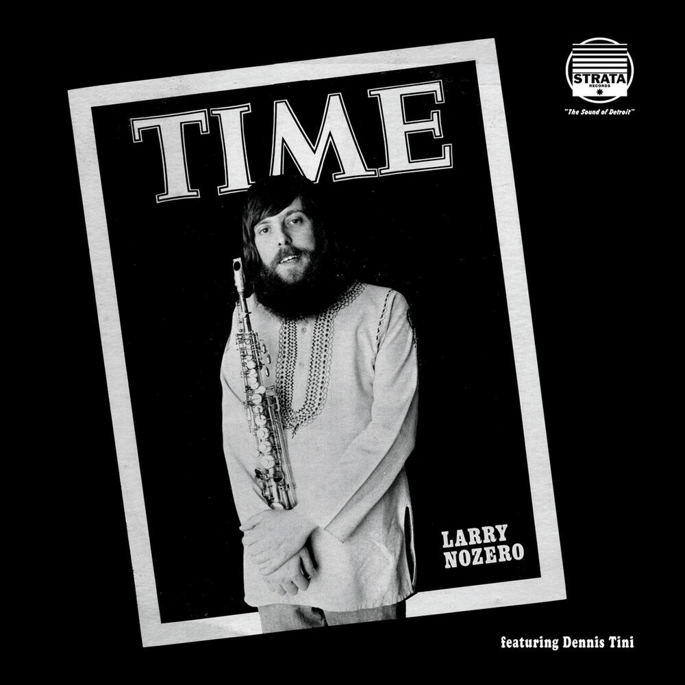the album cover for Larry Nozero - Time
